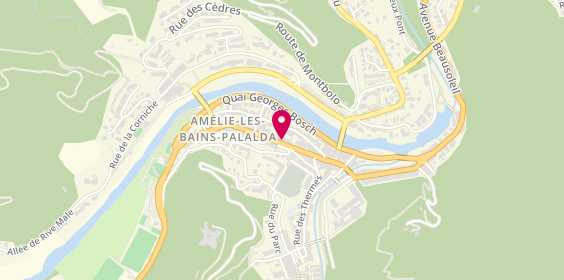 Plan de Caisse d'Epargne, 40 avenue du Vallespir, 66110 Amélie-les-Bains-Palalda