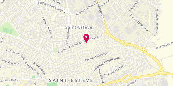 Plan de Axa, 24 avenue de la Pierre Droite, 66240 Saint-Estève