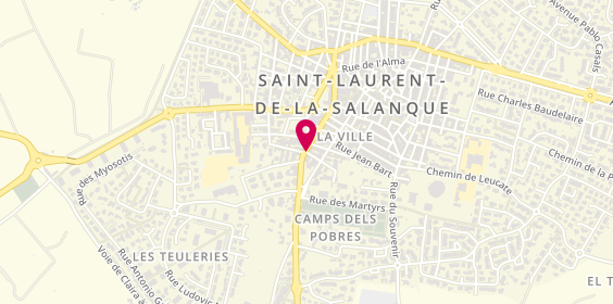Plan de Allianz Assurance ST LAURENT DE LA SALANQUE - Ludovic LUQUE, 13 Boulevard Nicolas Canal, 66250 Saint-Laurent-de-la-Salanque