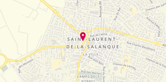 Plan de Caisse d'Epargne, 7 avenue Urbain Paret, 66250 Saint-Laurent-de-la-Salanque
