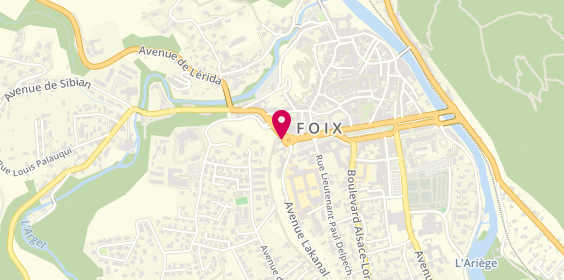 Plan de MNT, 2 avenue de Lérida, 09000 Foix