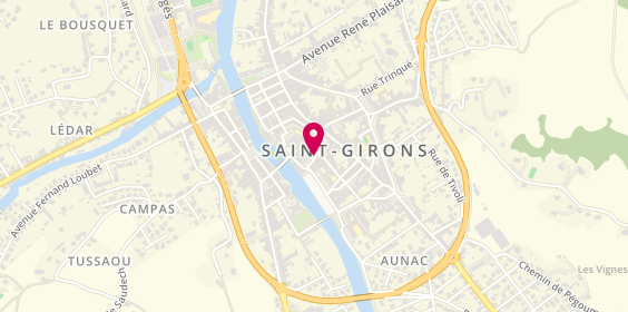 Plan de MAAF Assurances ST GIRONS, 5 place des Poilus, 09200 Saint-Girons