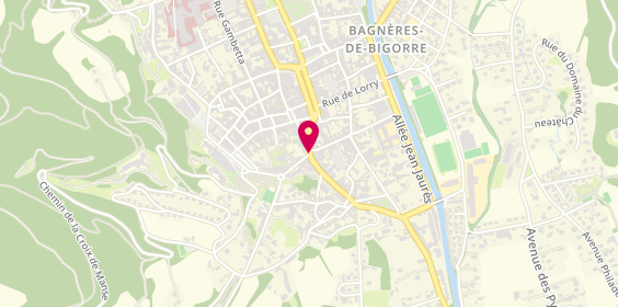 Plan de Groupama, 1 Rue Alsace Lorraine, 65200 Bagnères-de-Bigorre