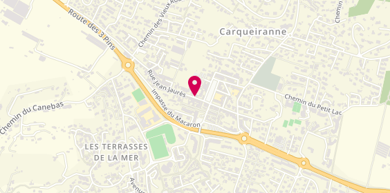 Plan de Caisse d'Epargne Cote d'Azur, 34 Rue Jean Jaurès, 83320 Carqueiranne