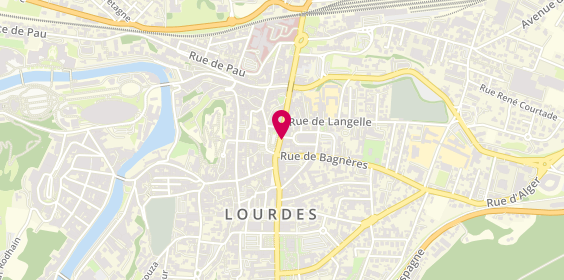 Plan de MAAF Assurances LOURDES, 7 Rue Saint-Pierre, 65100 Lourdes