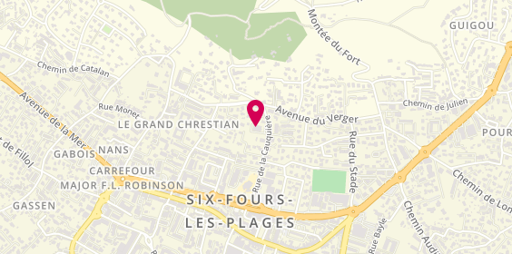 Plan de Mutex, 285 Rue de la Cauquière, 83140 Six-Fours-les-Plages