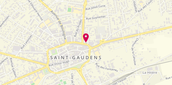 Plan de Agence de St Gaudens REMPART MUTUELLE, 43 Boulevard Charles de Gaulle, 31800 Saint-Gaudens