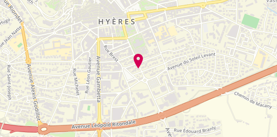 Plan de Allianz Assurance HYERES - Johann MAYOT, 12 avenue Ambroise Thomas, 83400 Hyères