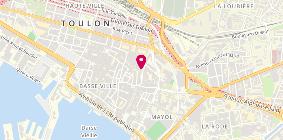 Plan de LGM Santé LGM btpro, 3 Rue de Lorgues, 83000 Toulon