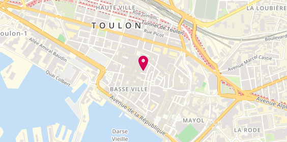 Plan de Axa, 1 Rue Hoche, 83000 Toulon
