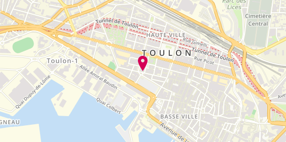 Plan de Gilles Catala Agent General d'Assurances, 167 Rue Jean Jaurès, 83000 Toulon
