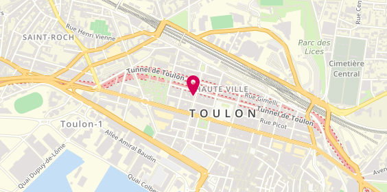 Plan de GMF Assurances TOULON VAUBAN, 85 avenue Vauban, 83000 Toulon