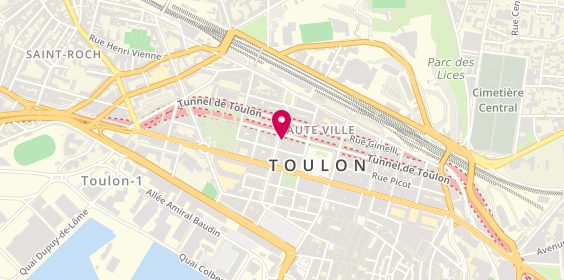 Plan de Point de rencontre mutuelle INTÉRIALE Toulon, 94 avenue Vauban, 83000 Toulon