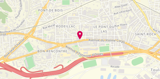 Plan de Matmut, Quartier du Pont du Las
660 avenue du 15e Corps Avenue Du, 83200 Toulon