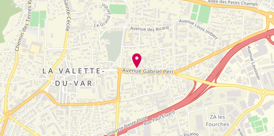 Plan de Aréas Assurances, 227 avenue Gabriel Péri, 83160 La Valette-du-Var