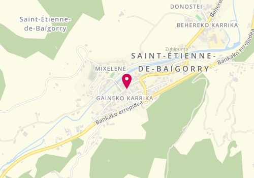 Plan de Groupama, Place de l'Eglise, 64430 Saint-Étienne-de-Baïgorry