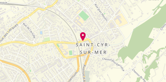 Plan de Agence Saint-Cyr, 50 Avenue Aristide Briand, 83270 Saint-Cyr-sur-Mer