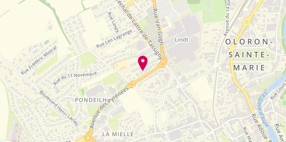 Plan de AXA, Boulevard des Pyrénées, 64400 Oloron-Sainte-Marie