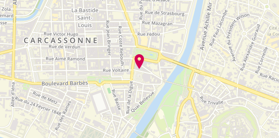 Plan de AXA, 26 Rue Georges Brassens, 11000 Carcassonne
