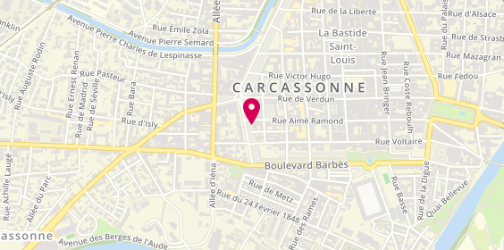 Plan de MAAF Assurances CARCASSONNE, 8 Boulevard Marcou, 11000 Carcassonne