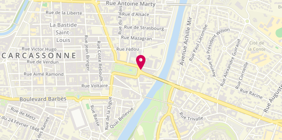 Plan de MMA, 16 avenue Arthur Mullot, 11000 Carcassonne