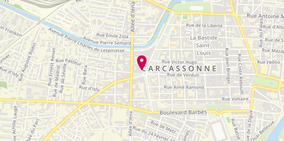 Plan de AXA, 1 Boulevard de Varsovie, 11000 Carcassonne