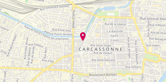 Plan de AESIO mutuelle, 23 Boulevard de Varsovie, 11000 Carcassonne