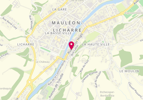 Plan de Caisse d'Epargne Mauleon, 26 Rue Victor Hugo, 64130 Mauléon-Licharre