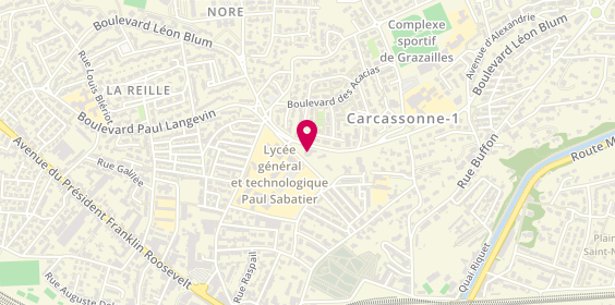 Plan de S. S. - Mgen - Sect de l'Aude, Rue Joseph Salvat, 11000 Carcassonne