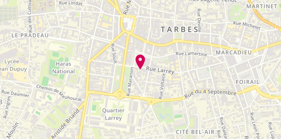 Plan de AESIO mutuelle, 36 Rue Larrey, 65000 Tarbes