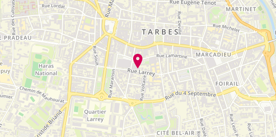 Plan de Ugrm - Centre Dentaire Mutualiste, 27 Bis Rue Larrey, 65000 Tarbes