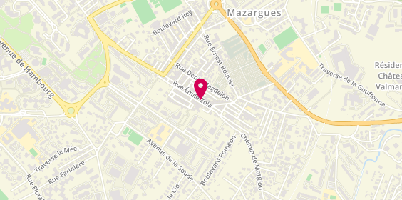 Plan de Olivier BAUX, 82 Rue Emile Zola, 13009 Marseille
