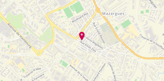 Plan de Agence Mazargues, 33 Rue Emile Zola, 13009 Marseille