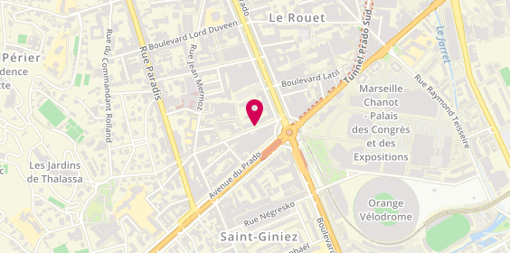 Plan de Axa Agence A2P, 8 Edouard Herriot, 13008 Marseille