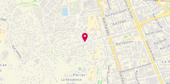 Plan de AFER, 120 Boulevard Périer, 13008 Marseille