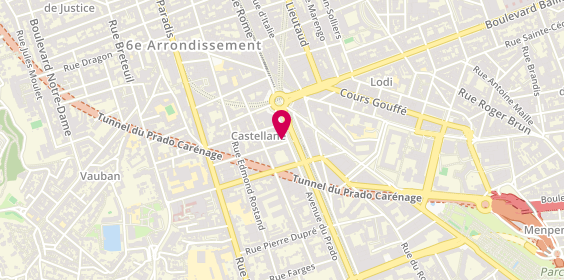 Plan de MAIF Assurances Marseille Prado, 16 avenue du Prado, 13006 Marseille