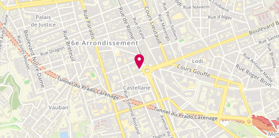 Plan de MAAF Assurances MARSEILLE CASTELLANE, 12 place Castellane, 13006 Marseille