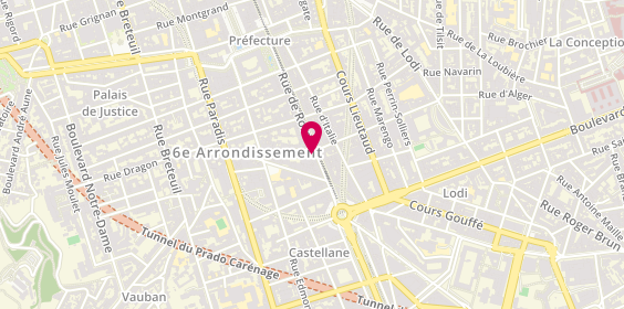 Plan de Aréas Assurances, 170 Rue de Rome, 13006 Marseille