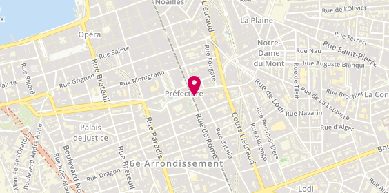 Plan de La Mutuelle Générale, 105 Rue de Rome, 13006 Marseille