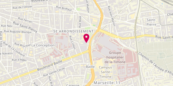 Plan de Agence Timone, 22 Boulevard Jean Moulin, 13005 Marseille