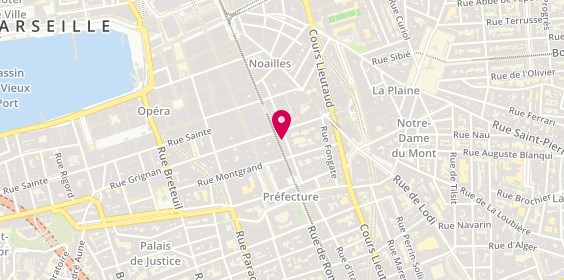 Plan de Point de rencontre mutuelle INTÉRIALE Marseille, 77 Rue de Rome, 13006 Marseille
