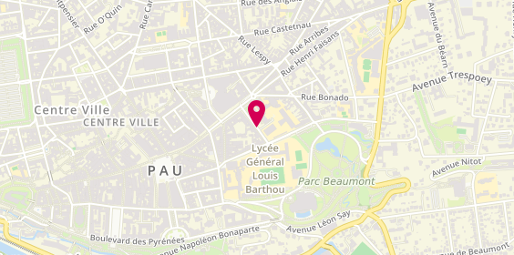 Plan de La Mutuelle Générale - Section 64, 7 Rue Mathieu Lalanne, 64000 Pau