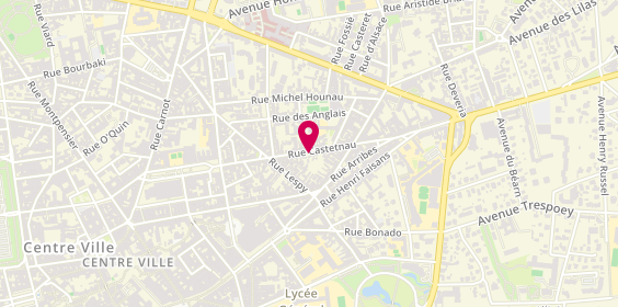 Plan de Sud Ouest Mutualité, 89 Rue Castetnau, 64000 Pau