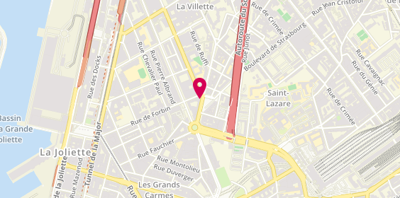 Plan de Agence Saint Lazare, 85 avenue Camille Pelletan, 13003 Marseille