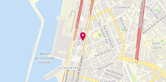 Plan de Agence Euromed, Immeuble, Grand Large
9 Boulevard de Dunkerque, 13002 Marseille