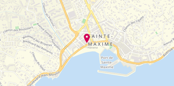 Plan de AXA Assurance et Banque Grégoire TABBAGH, 24 avenue Charles de Gaulle, 83120 Sainte-Maxime