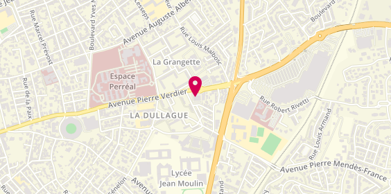 Plan de AXA Assurance Eric GICQUEL, Espace Domitia
54 avenue Pierre Verdier, 34500 Béziers
