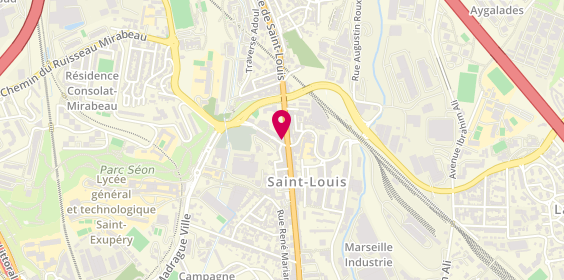 Plan de Agence Saint Louis, 139 avenue de Saint-Louis, 13015 Marseille