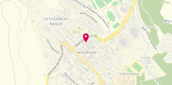 Plan de Allianz Assurance MOURENX MARCHE - Jean-yves MICOULEAU, 20 place Pierre et Marie Curie, 64150 Mourenx
