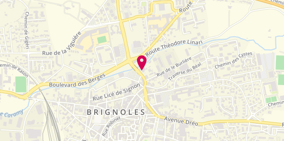 Plan de Olivier Calamier Axa Assurances Banque, 58 Bis Rue Dr Barbaroux, 83170 Brignoles
